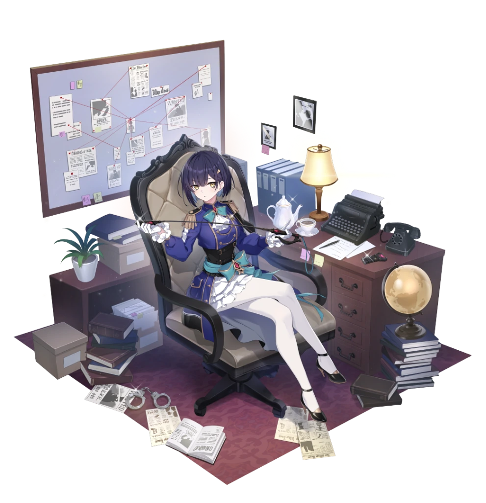 SSR Gwen Lampadis Investigations Splash Art